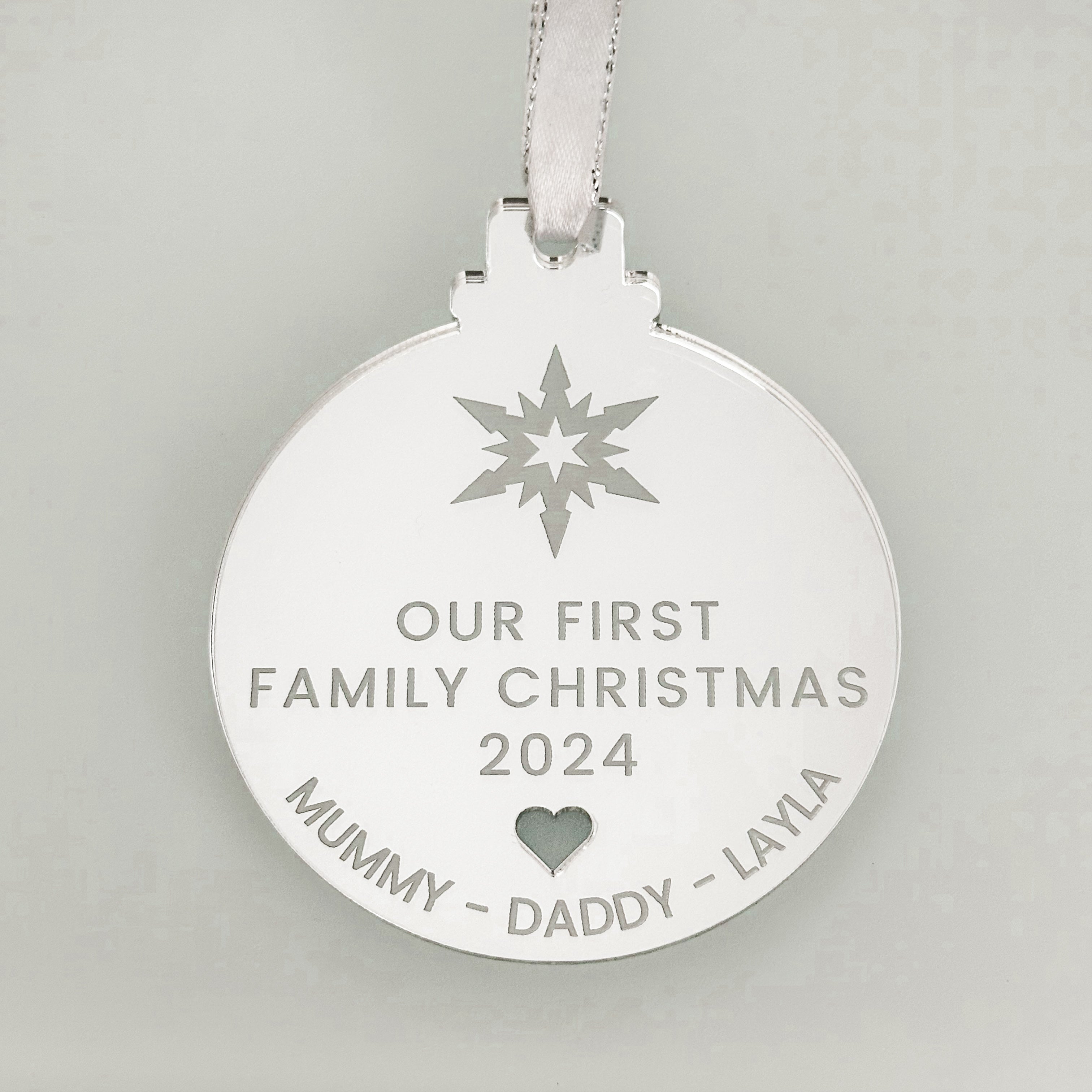 Our First Christmas Together Bauble – Personalised Couple Ornament