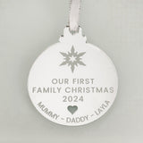 Our First Christmas Together Bauble – Personalised Couple Ornament