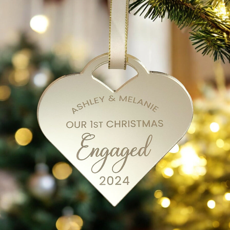 Our First Christmas Together Bauble – Personalised Couple Ornament