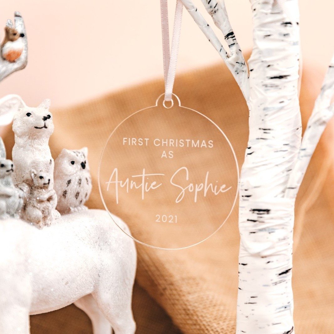 Our First Christmas Together Bauble – Personalised Couple Ornament