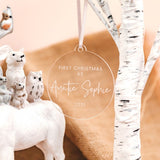 Our First Christmas Together Bauble – Personalised Couple Ornament