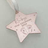 Baby’s First Christmas Bauble – Personalised Keepsake Ornament