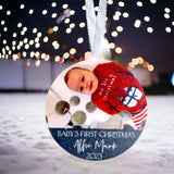 Baby’s First Christmas Bauble – Personalised Keepsake Ornament