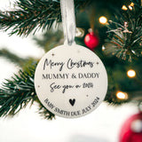 Baby’s First Christmas Bauble – Personalised Keepsake Ornament