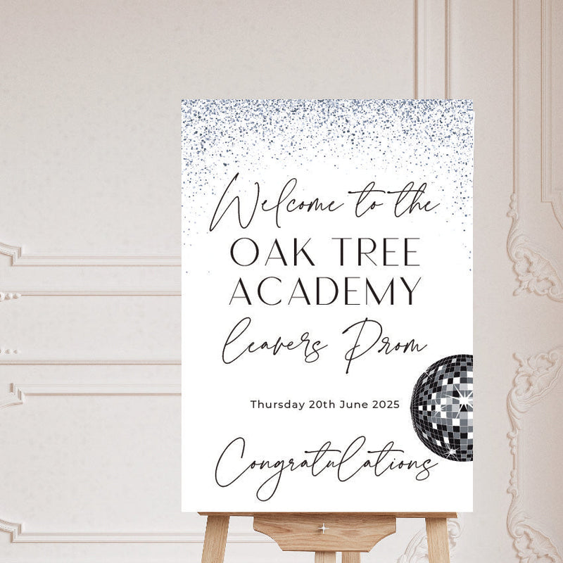 Personalised Event Sign – Leavers' Prom Personalised Welcome Sign