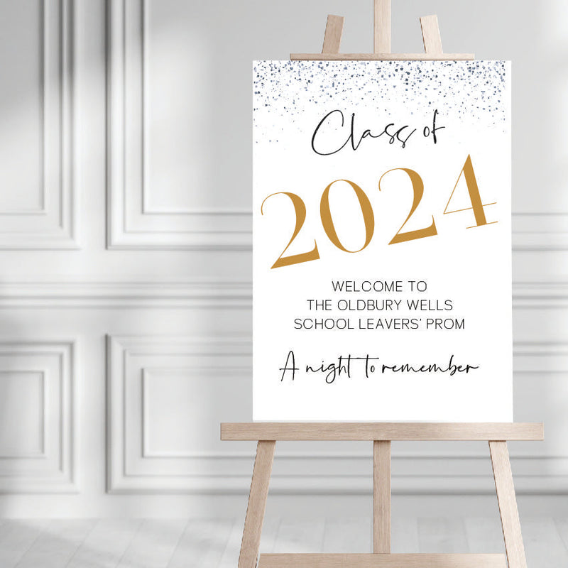 Personalised Event Sign – Leavers' Prom Personalised Welcome Sign
