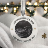 Baby’s First Christmas Bauble – Personalised Keepsake Ornament