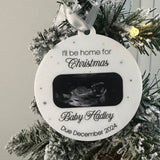 Baby’s First Christmas Bauble – Personalised Keepsake Ornament