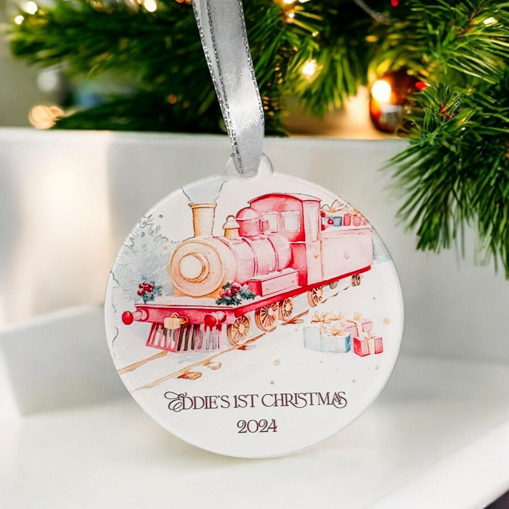 Baby’s First Christmas Bauble – Personalised Keepsake Ornament