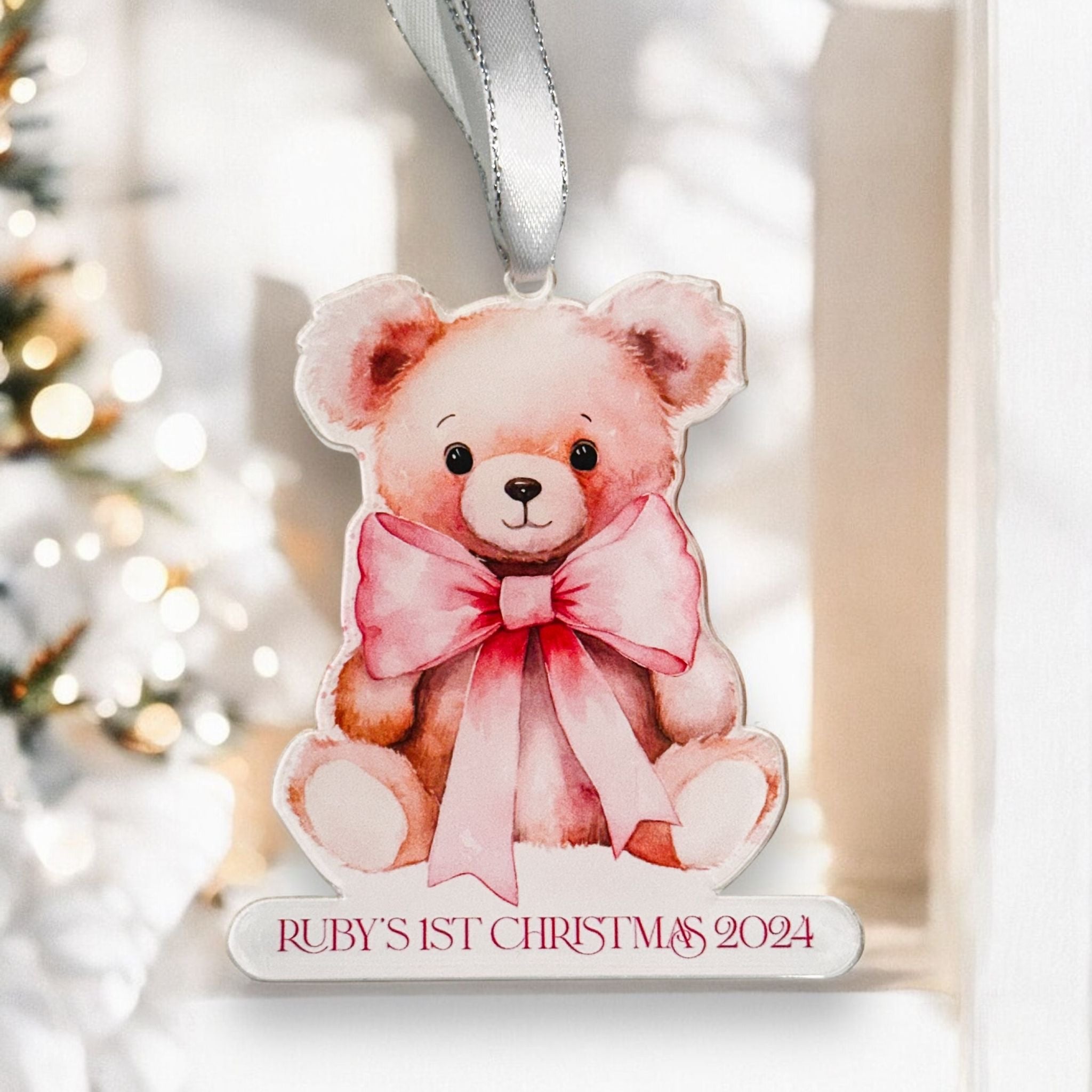 Baby’s First Christmas Bauble – Personalised Keepsake Ornament