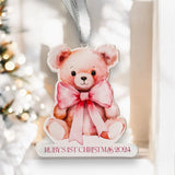 Baby’s First Christmas Bauble – Personalised Keepsake Ornament
