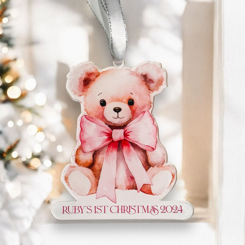 Baby’s First Christmas Bauble – Personalised Keepsake Ornament