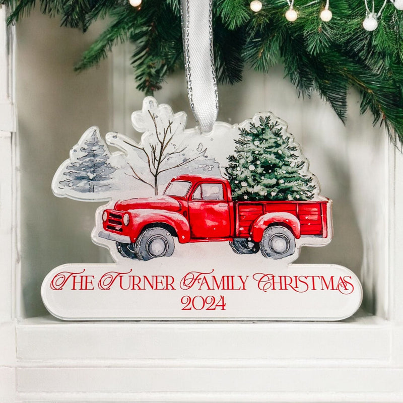 Family Personalised Christmas Bauble