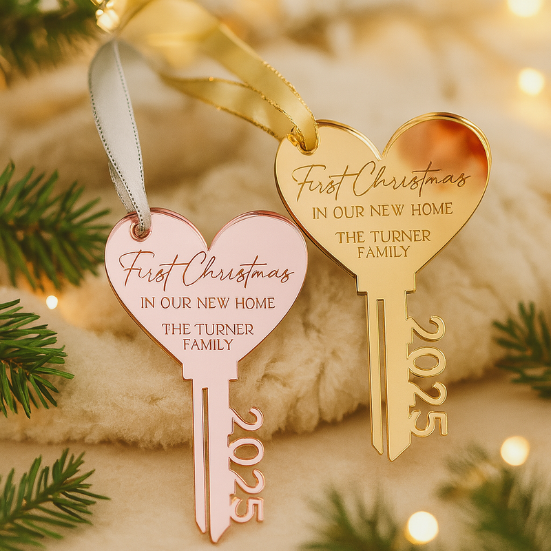 Our First Christmas Together Bauble – Personalised Couple Ornament