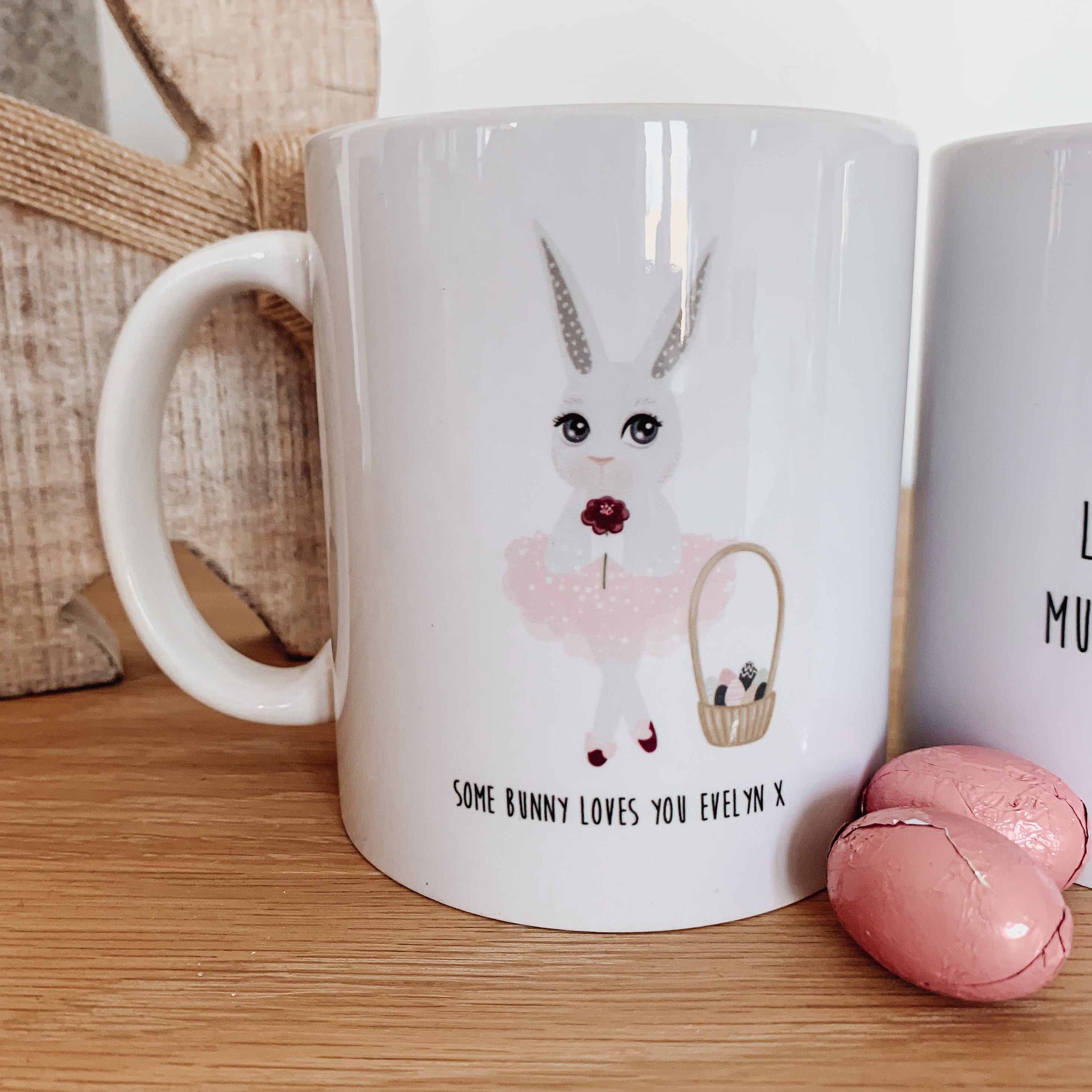 Personalised Easter Rabbit Mugs