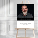 Celebration of Life Personalised Photo Memorial Sign