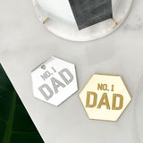 Happy Father's Day Engraved Cake Charm