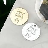Acrylic Engraved Father's Day Cupcake Topper