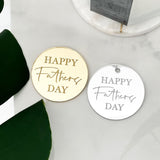 Acrylic Engraved Father's Day Cupcake Topper