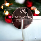 Christmas Personalised Drinks Charms