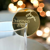 Personalised Luxury Christmas Party Drinks