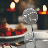 Engraved Christmas Party Place Name Drinks Stirrers
