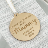 First Christmas Mummy Engraved Gift