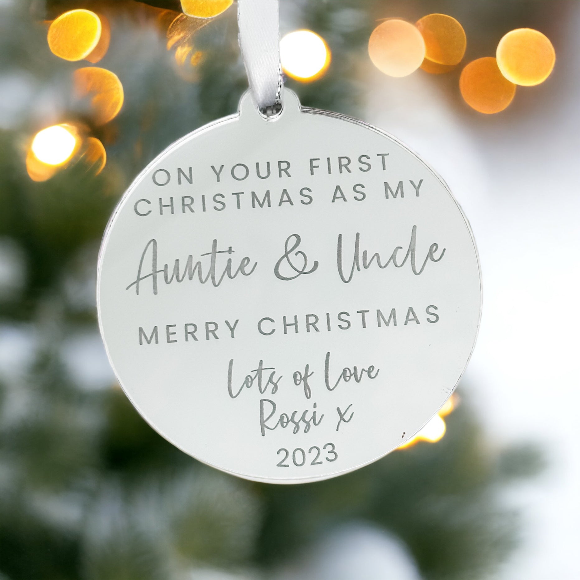 Auntie & Uncle Christmas Gift