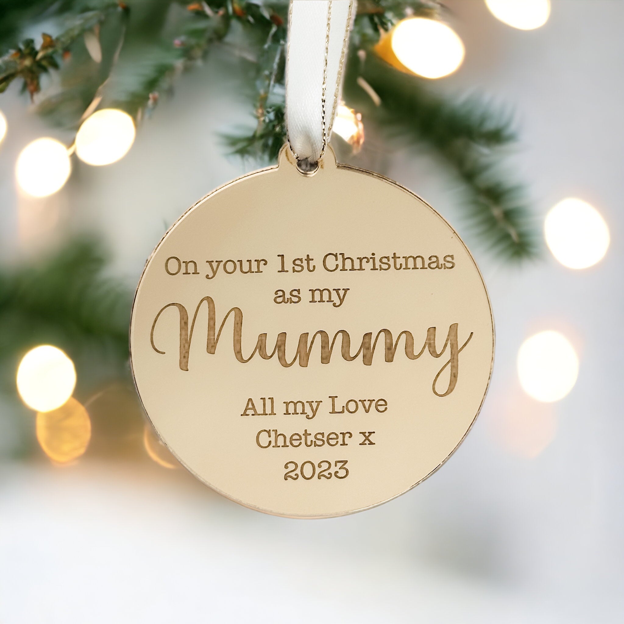 First Christmas As My Mummy Decoration