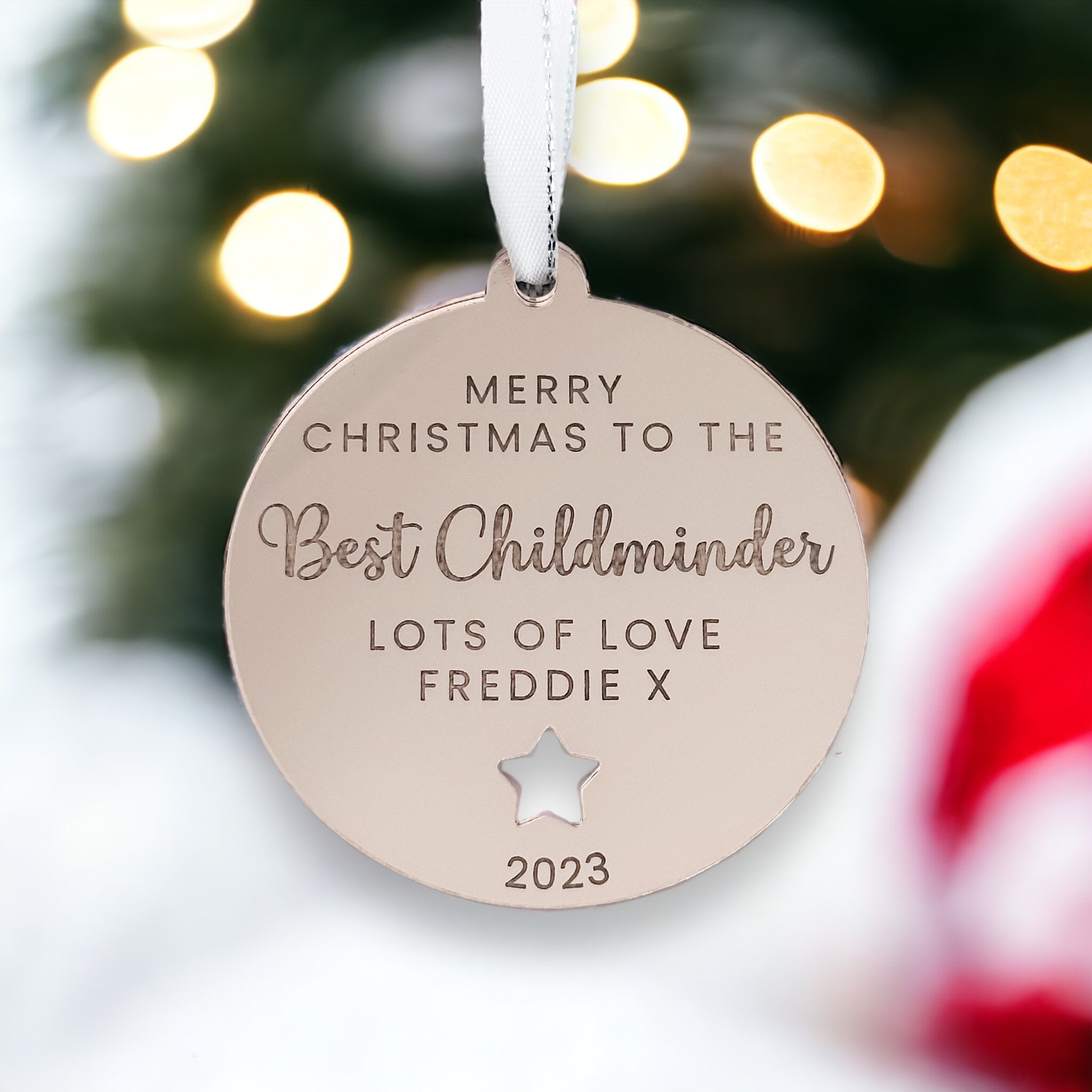 Childminder Christmas Keepsake Present