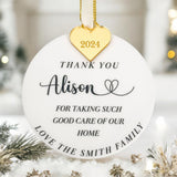 Cleaner, House Keeper, Gardener Thank You Christmas Bauble