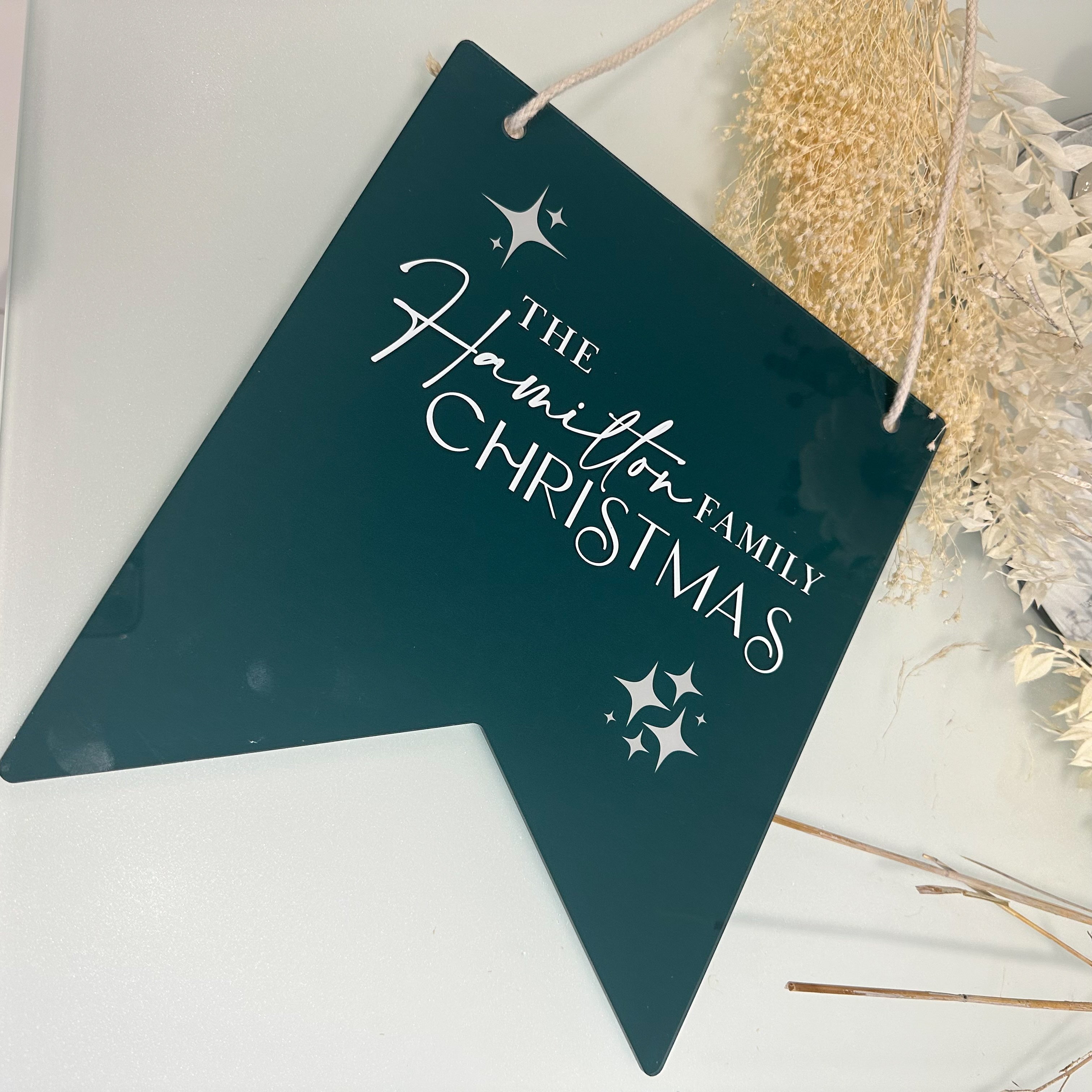 Personalised Christmas Wall Sign