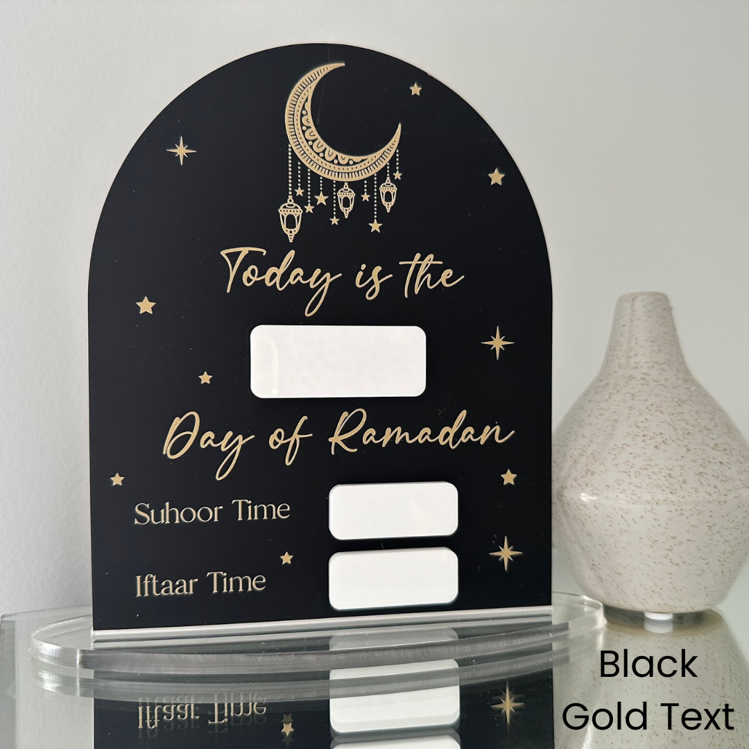 Luxury Days of Ramadan Sign