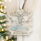 Baby’s First Christmas Bauble – Personalised Keepsake Ornament
