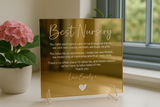 Best Nursery Luxury Personalised Mirror Card