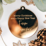 Corporate Engraved Christmas Baubles