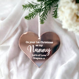 1st Christmas As My Nanny Bauble