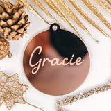 Children's Personalised Christmas Tree Decorations