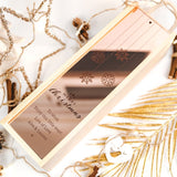 Luxury Personalised Christmas Wine Bottle Box