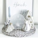Frosted Acrylic Personalised Family Christmas Sign