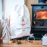 Baby's 1st Christmas Personalised Sack