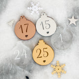 Advent Calendar Gift Tags - Set of 25