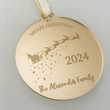 Family Keepsake Christmas Bauble