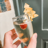 Christmas Tree Personalised Drinks Charms