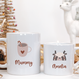 Family Personalised Christmas Mugs