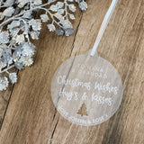 Grandparents Personalised Christmas Bauble