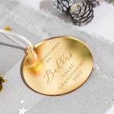 First Christmas As Great Grandparents Personalised Bauble