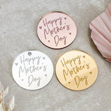 Happy Mother's Day Cake Charm, Cupcake Topper or Gift Tag