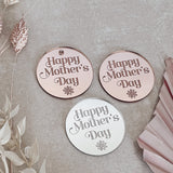 Happy Mother's Day Cake Charm, Cupcake Topper or Gift Tag