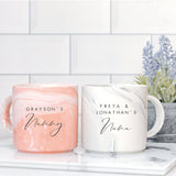 Nana, Nanny Personalised Marble Mug